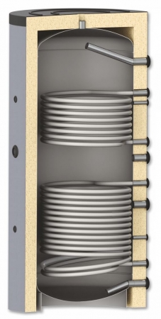 Puffere - Rezervor de acumulare pentru sisteme de incalzire - 1000l cu 2 serpentine