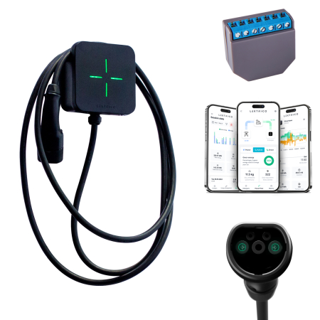 Statii incarcare masini electrice - Statie de incarcare pentru masini electrice 7,4kW, WiFi,LEKTRICO ONE SAFE EM