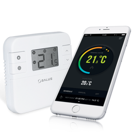 Sisteme de incalzire - Termostat controlabil prin internet salus RT310i