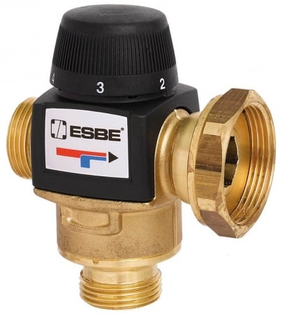 Sisteme de incalzire - Ventil termostatic de amestec ESBE VTA 577 20-55°C cu racord pentru pompa