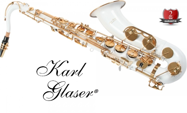 Saxofon Tenor ALB & clape aurii curbat Karl Glaser Saxophone Bb [8]
