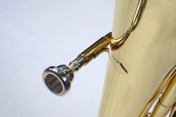 Eufoniu profesional 4 pistoane Monel Karl Glaser Bb Euphonium Baritonhorn auriu [2]