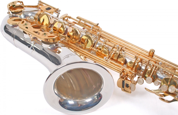 Saxofon Tenor ARGINTIU & clape aurii  Karl Glaser Saxophone Bb [3]