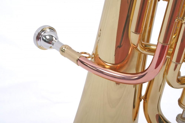 Eufoniu 3 pistoane Karl Glaser Bb (Si bemol) Euphonium Baritonhorn auriu [3]