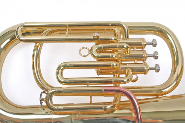 Eufoniu 3 pistoane Karl Glaser Bb (Si bemol) Euphonium Baritonhorn auriu [4]