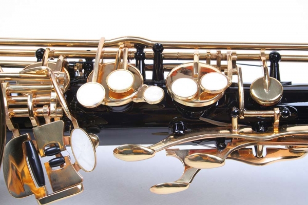 Saxofon Tenor NEGRU & clape aurii Karl Glaser Saxophone Bb [4]