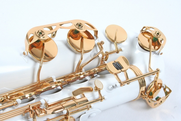 Saxofon Tenor ALB & clape aurii curbat Karl Glaser Saxophone Bb [5]