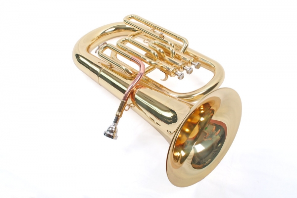 Eufoniu 3 pistoane Karl Glaser Bb (Si bemol) Euphonium Baritonhorn auriu [5]