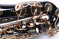 Saxofon Tenor NEGRU & clape aurii Karl Glaser Saxophone Bb [6]