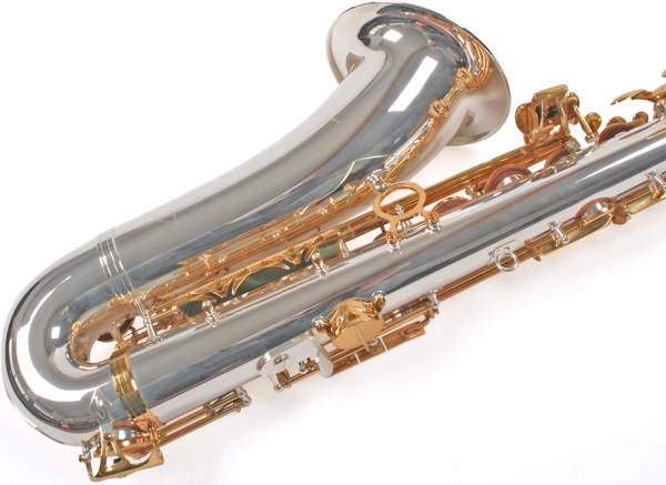 Saxofon Tenor ARGINTIU & clape aurii  Karl Glaser Saxophone Bb [5]