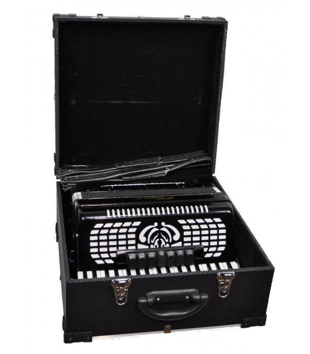 Acordeon Flame AC 41 clape / 120 basi negru [3]