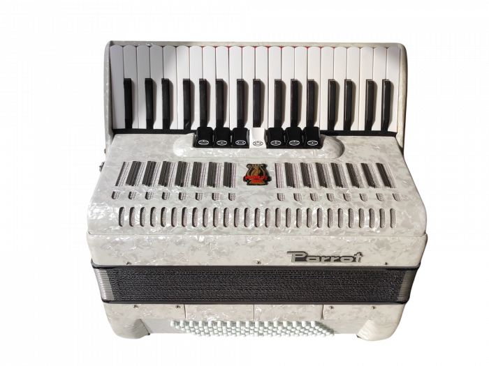 Acordeon Parrot 1310 96 basi alb [3]