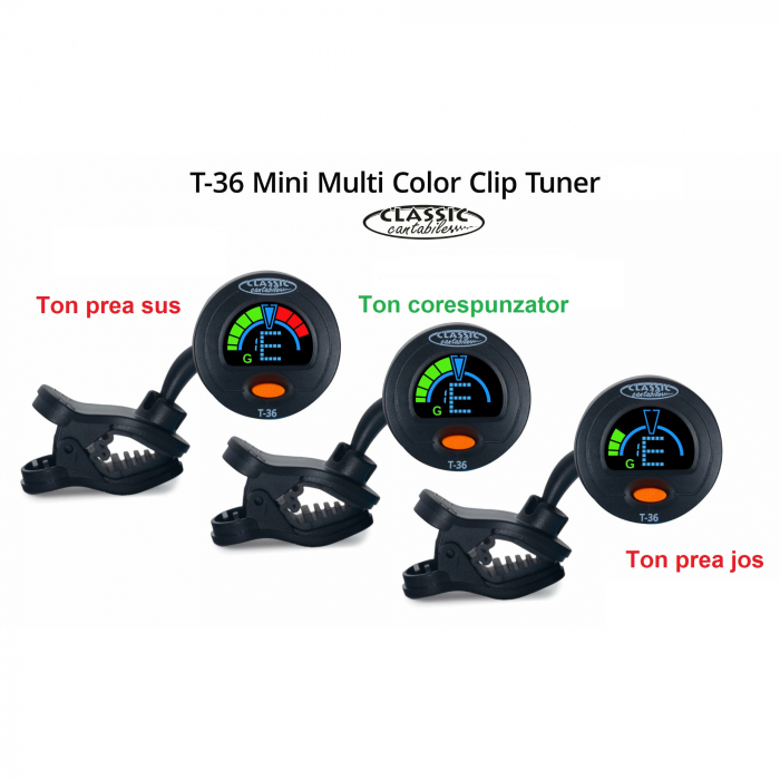 Acordor Classic Cantabile T-36 Mini-Multi-Color Clip Tuner [5]
