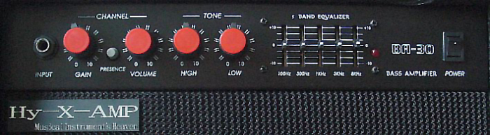 Amplificator chitara bass Hy-X-AMP BA-30 60W [2]