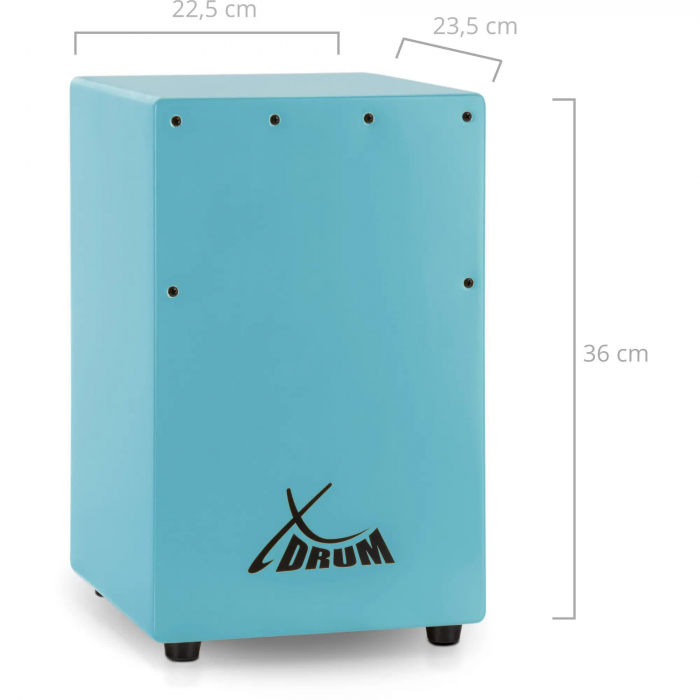 Cajon copii XDrum KC-37B albastru [4]