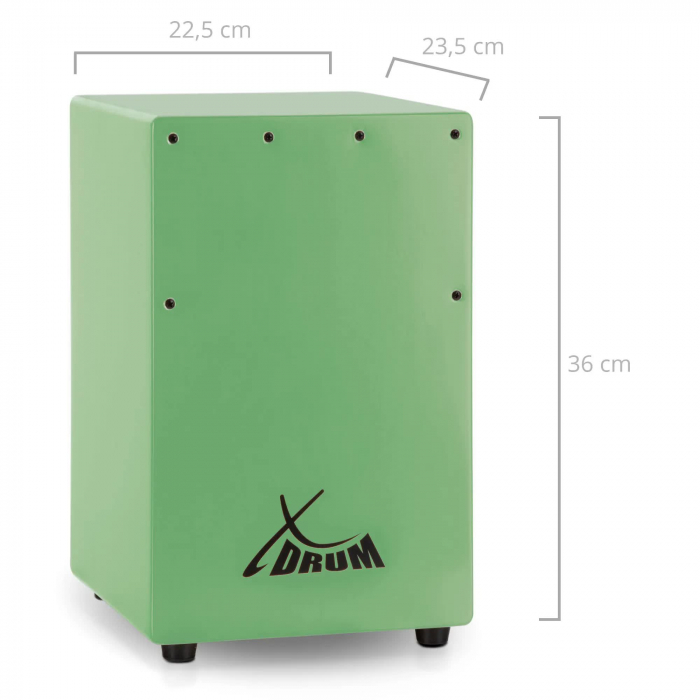 Cajon copii XDrum KC-37GN verde [4]