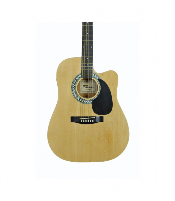 Chitara electro-acustica Flame DG 100CT NA [2]