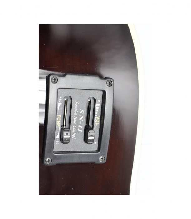 Chitara electro-acustica Flame DG 100CT NA [5]