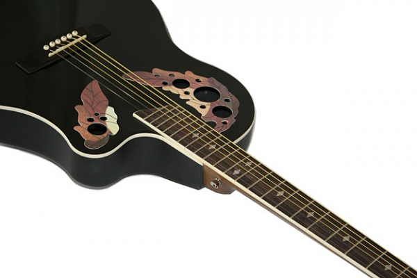 Chitara Electro-Acustica Roundback carbon Santander RB 2100 1A Negru [2]