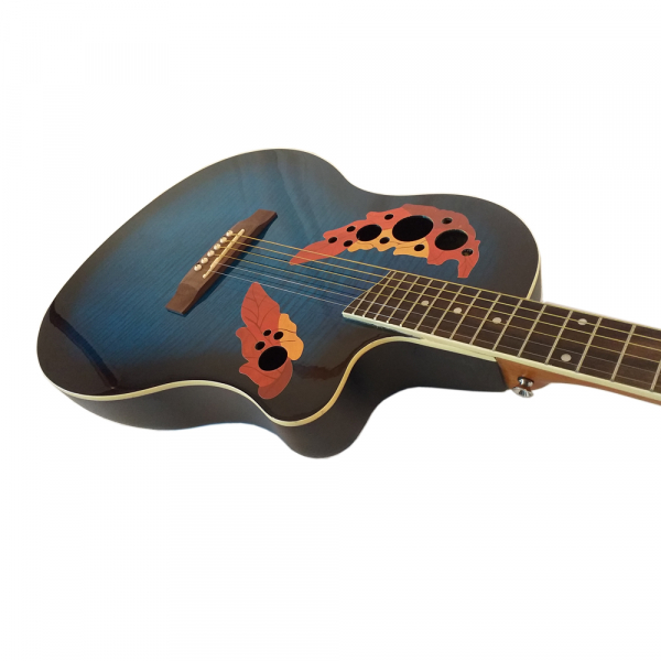 Chitara Electro-Acustica Roundback carbon Santander RB 2100 1A  albastru [2]