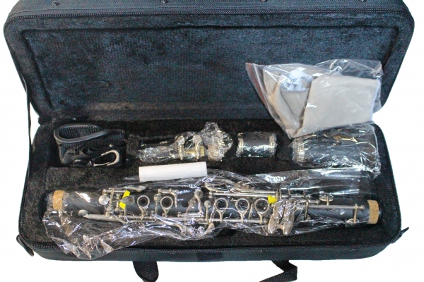 Clarinet Karl Glaser® Eb(Mi bemol)  12clape+6inele mini Böhm sistem ebonita pentru copii [7]