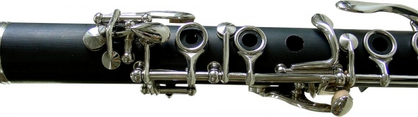 Clarinet Karl Glaser® Eb(Mi bemol)  12clape+6inele mini Böhm sistem ebonita pentru copii [5]
