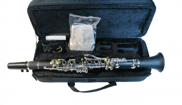 Clarinet Karl Glaser® Eb(Mi bemol)  12clape+6inele mini Böhm sistem ebonita pentru copii [8]
