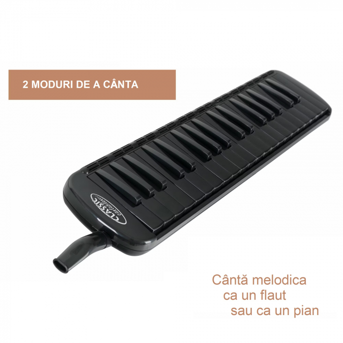 Classic Cantabile PRO-37 MK II Melodica Negru [3]