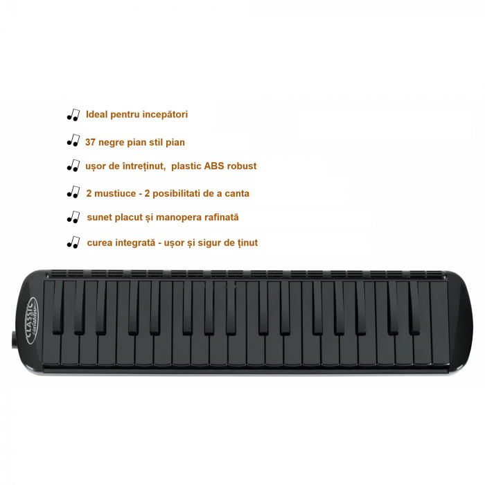 Classic Cantabile PRO-37 MK II Melodica Negru [2]