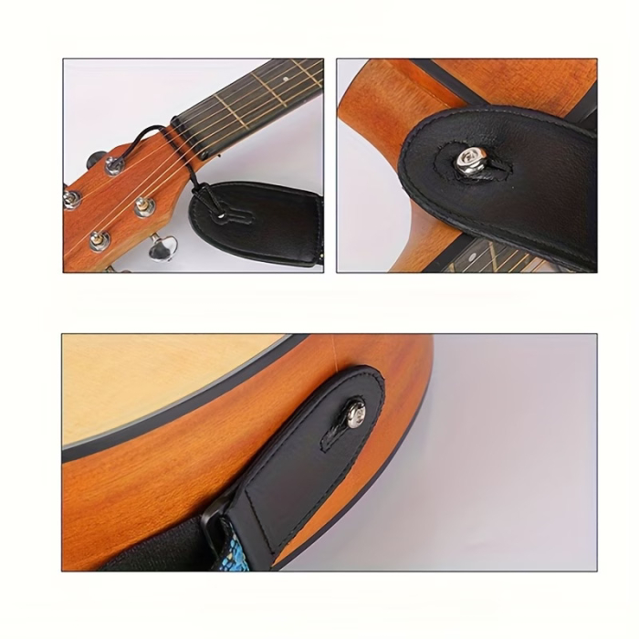 Curea premium maro chitară ukulele mandolină [5]