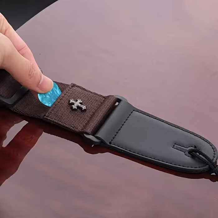 Curea premium maro chitară ukulele mandolină [3]