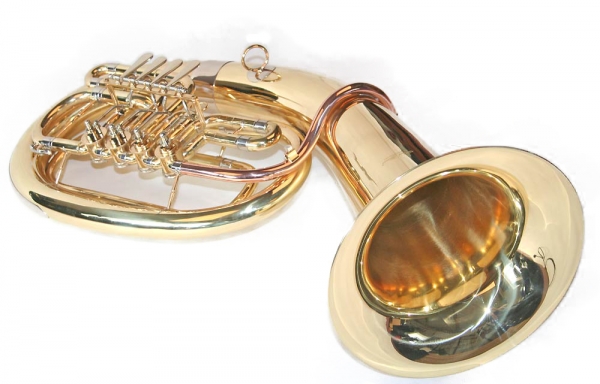 Bariton 4 clape Karl Glaser Bb Baritonhorn auriu [7]