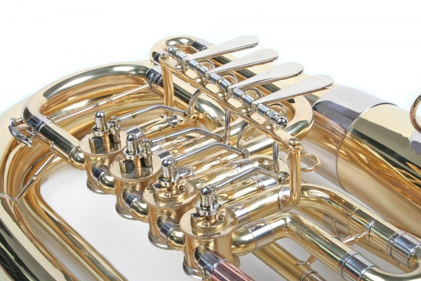 Bariton 4 clape Karl Glaser Bb Baritonhorn auriu [6]