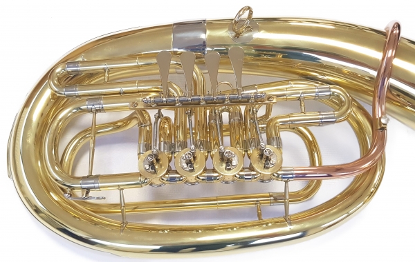 Bariton 4 clape Karl Glaser Bb Baritonhorn auriu [3]