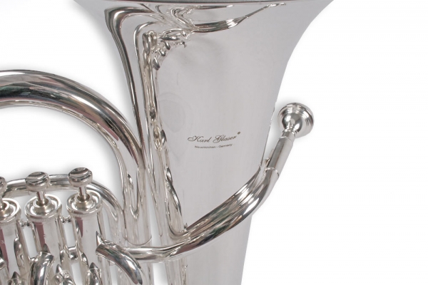 Eufoniu profesional 4 pistoane Monel Karl Glaser Bb Euphonium Baritonhorn arginitu [5]