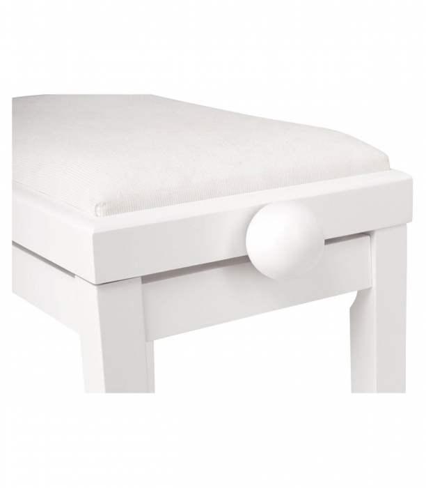 Scaun pian Flame KB-15WHW alb mat [5]