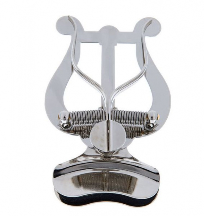 Lira / Stativ partituri Riedl 203 N argintiu trompeta trombon sopran sax [2]