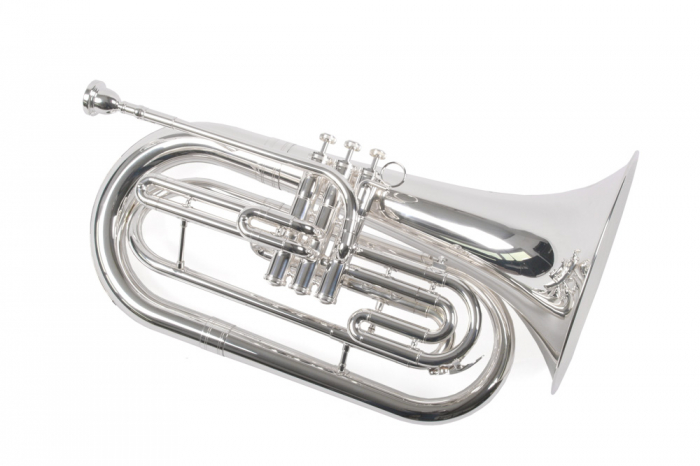 Marching Bariton Bb Karl Glaser argintiu [2]