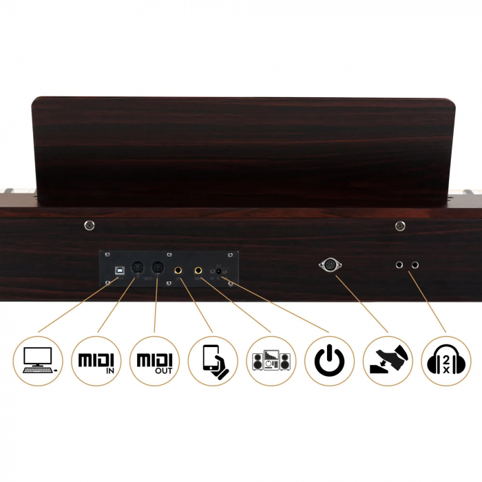 McGrey DP-17 WD Digital Piano Dark Walnut [6]