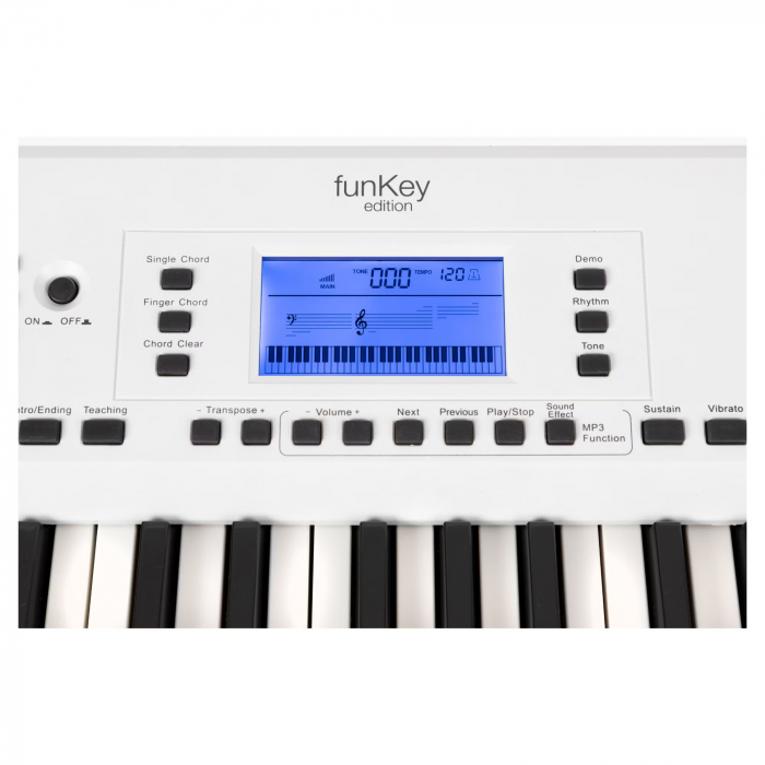 Orga FunKey 61 Edition Pro Alb [5]
