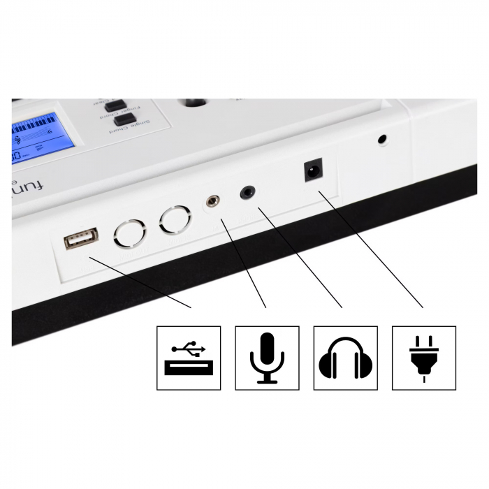Orga FunKey 61 Edition Pro Alb [8]