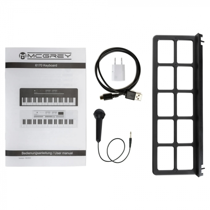 Orga portabila McGrey 6170 BK Keyboard Battery Negru + stativ Z [13]