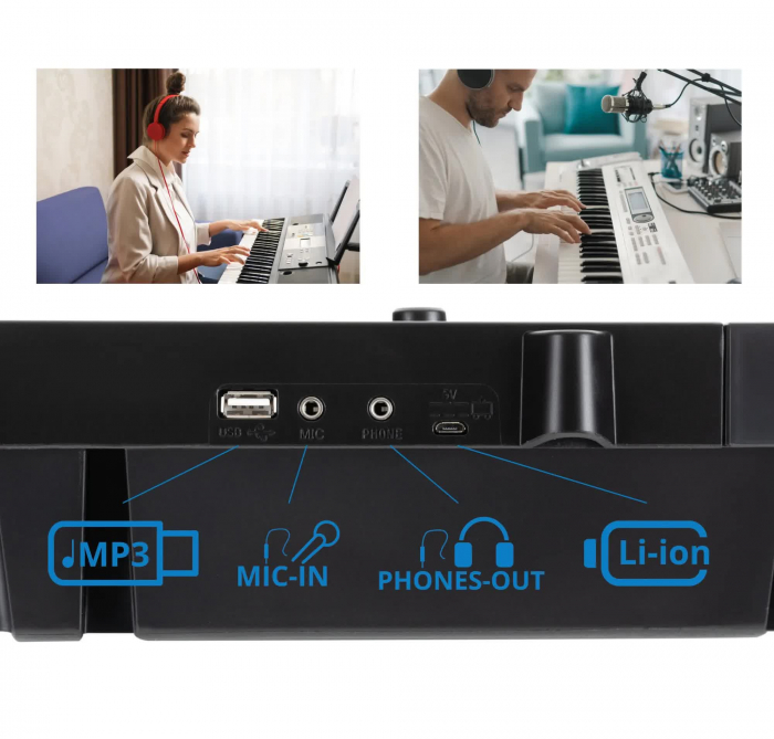 Orga portabila McGrey 6170 BK Keyboard Battery Negru + stativ Z [11]