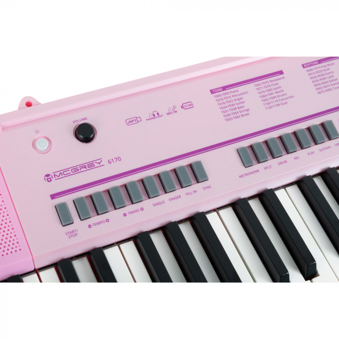 Orga portabila McGrey 6170 Pink Keyboard Battery Roz [4]