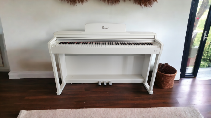 Set Pian Digital Flame B89 WH Alb + Scaun Classic Cantabile [3]