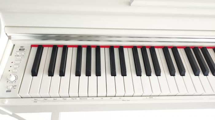 Set Pian Digital Flame B89 WH Alb + Scaun Classic Cantabile [11]