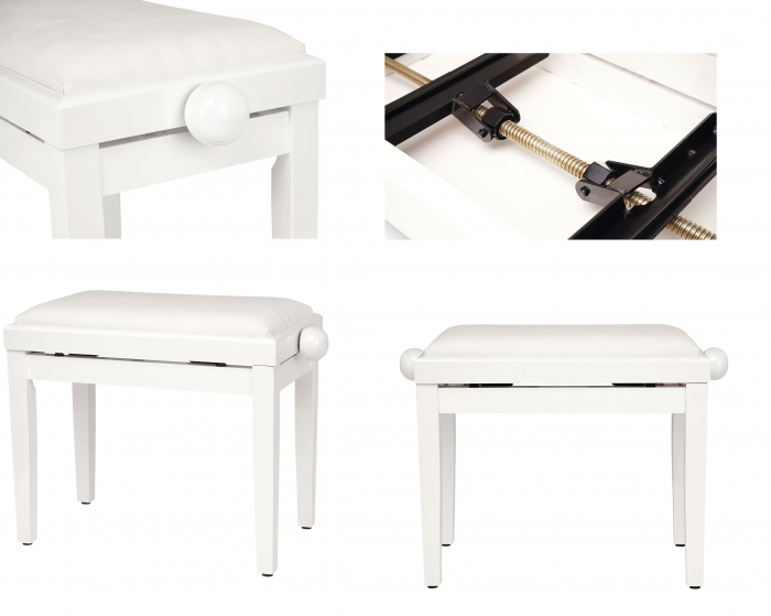 Pian Digital Flame B97 WH Alb + Scaun Classic Cantabile [7]