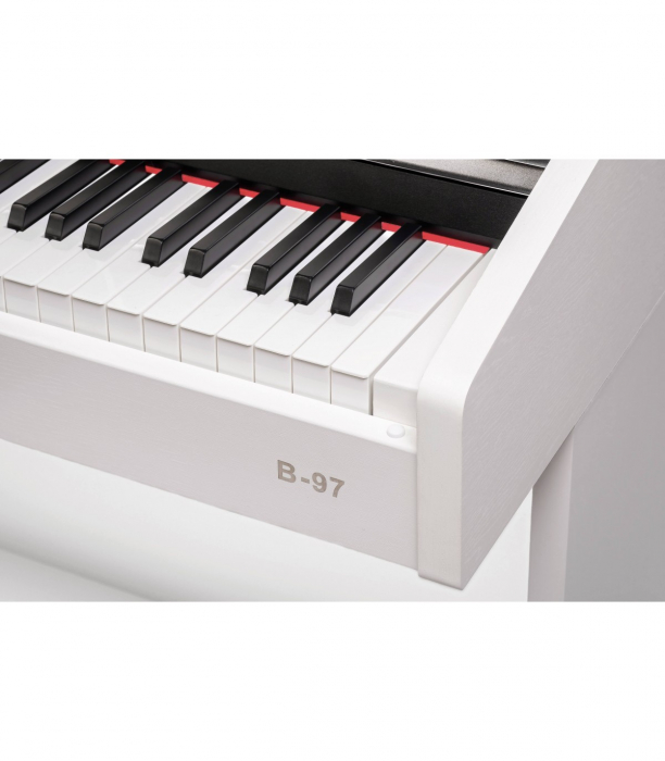 Pian Digital Flame B97 WH Alb + Scaun Classic Cantabile [6]
