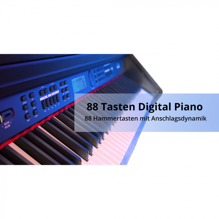 Pian digital FunKey DP-2688A Negru Mat [6]