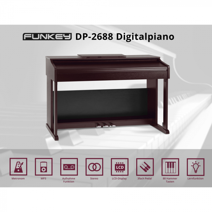 Pian digital FunKey DP-2688A Maro Mat [5]